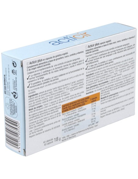 Acticir Plus 40Cap. de Santiveri