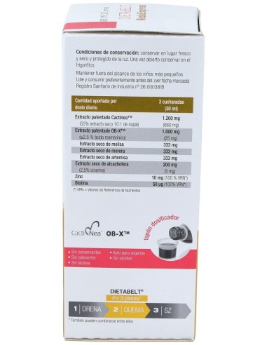 Dietabelt Quema Reduexpress 240Ml. de Santiveri