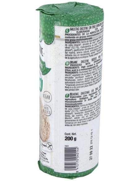 Galletas Sarraceno 200Gr. Bio de Santiveri