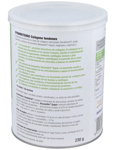 Dynamictendo Colageno 230Gr. de Santiveri