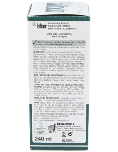 Bilixir Jarabe 240Ml. de Santiveri