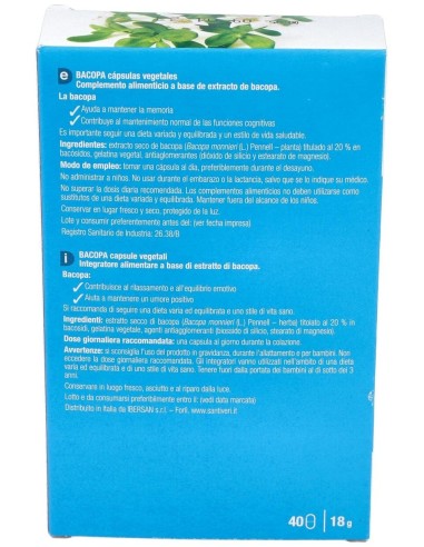 Bacopa 40Cap. de Santiveri