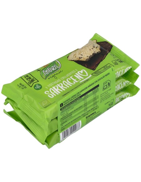 Tostadas Trigo Sarraceno Choco Negro 6Ud. de Santiveri