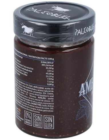Ambrosia Crema De Mora 300Gr. de Paleobull
