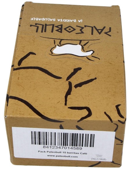 Paleobull Barritas Cafe-Guarana Caja 15Ud. de Paleobull