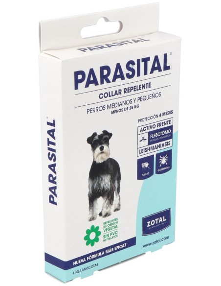 Parasital Collar Antiparasitario Perros Peq/Med de Zotal Vet