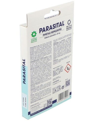 Parasital Pipeta Antiparasitario Perros Grandes de Zotal Vet