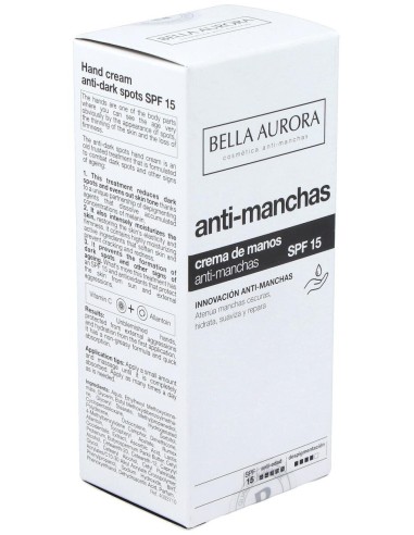 Crema De Manos Tratamiento Antimanchas 75Ml. de Bella Aurora