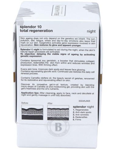 Splendor 10 Noche Crema 50Ml. de Bella Aurora