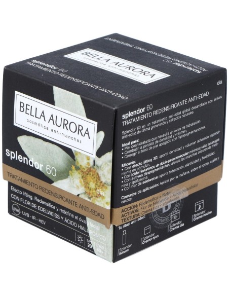 Splendor +60 Dia Crema Redensificante 50Ml. de Bella Aurora