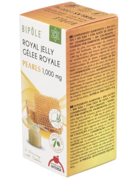 Bipole Jalea Real Perlas 1.000 Mg. 30 Perlas de Intersa