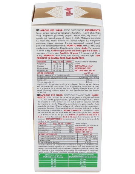 Aprolis Jarabe Pec 180 Ml de Intersa