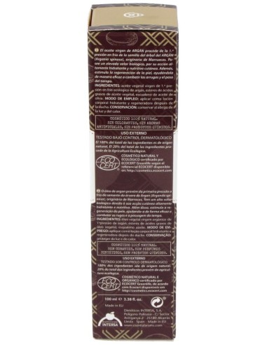 Aceite Seco Argan 100Ml. Ecocert de Esential Aroms
