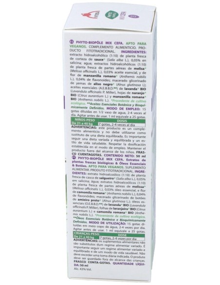 Phyto-Bipole Mix-Cefa (Cefaleas) 50Ml. de Phytobiopole