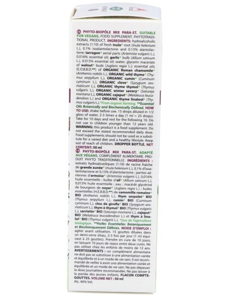 Phyto-Bipole Mix-Para-St (Intestinal) 50Ml. de Phytobiopole