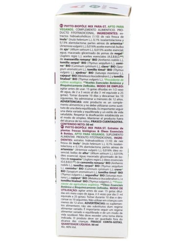 Phyto-Bipole Mix-Para-St (Intestinal) 50Ml. de Phytobiopole