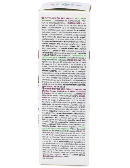 Phyto-Bipole Mix-Para-St (Intestinal) 50Ml. de Phytobiopole