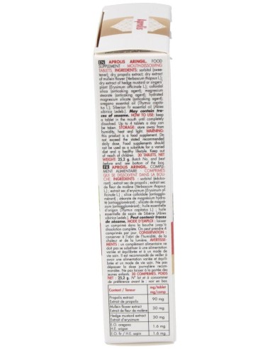 Aringil (Faringil) (Faringitis,Afonia,Tos) 30Comp. de Intersa