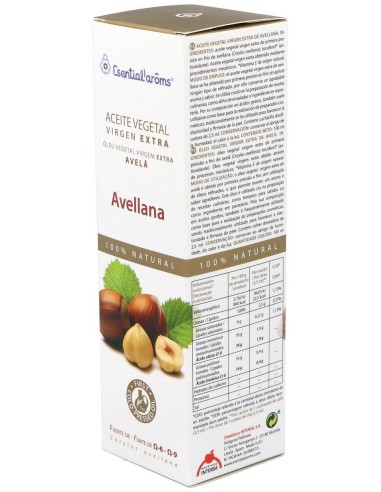 Avellana Aceite Vegetal Virgen 100Ml. de Esential Aroms