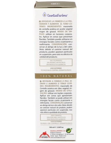 Extracto Lipidico Centella  Asiática 100 Ml de Esential Aroms