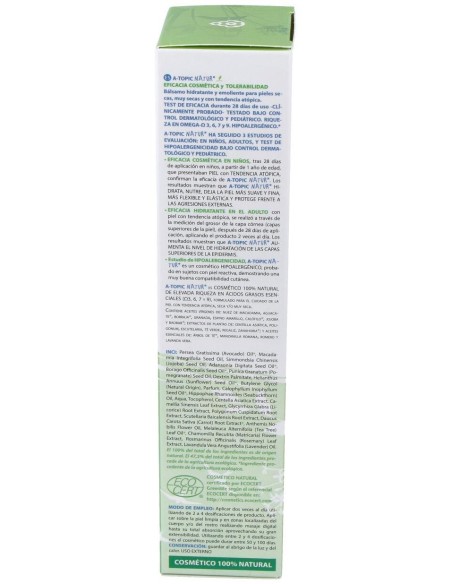 Balsamo A-Topic Natur 100 Ml de Esential Aroms