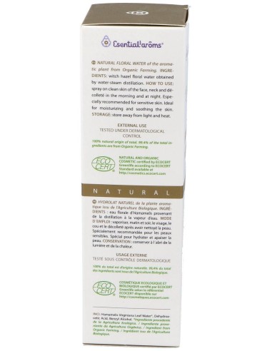 Agua Floral Hamamelis 100Ml.  Ecocert de Esential Aroms