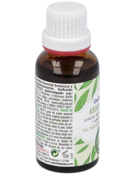 Aceite Esential Arbol De Te Attia  30 Ml de Esential Aroms