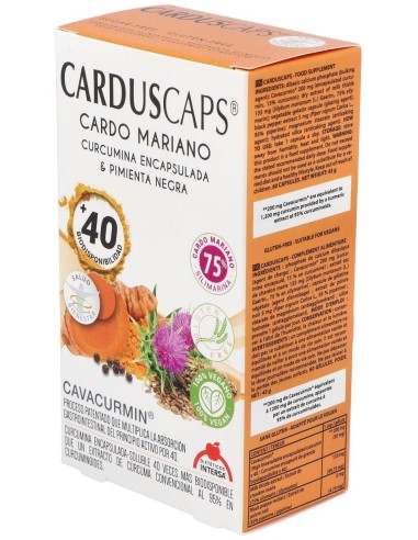 Cardus Caps - 60 Capsulas de Intersa