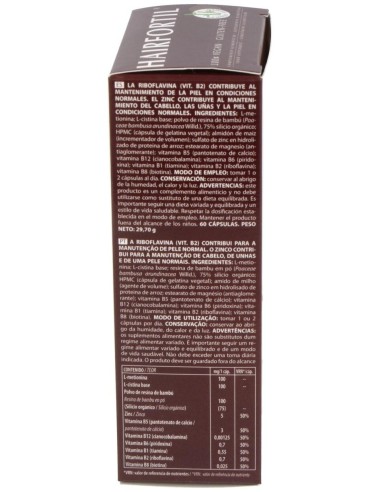 Hairfortyl 60 Caps.  de Intersa