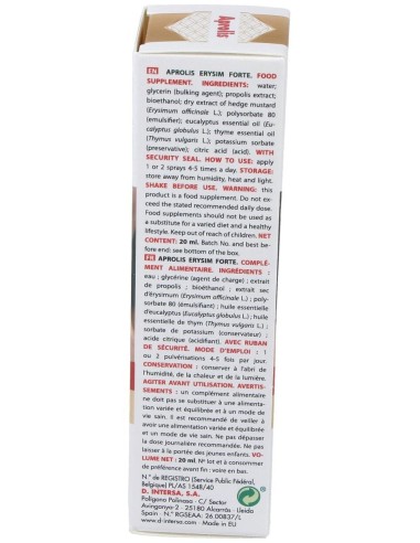 Aprolis Erysim Forte Spray Bucal 20Ml. de Aprolis