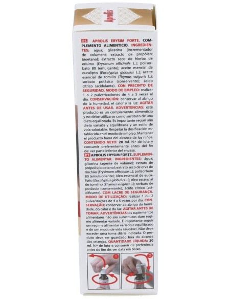 Aprolis Erysim Forte Spray Bucal 20Ml. de Aprolis