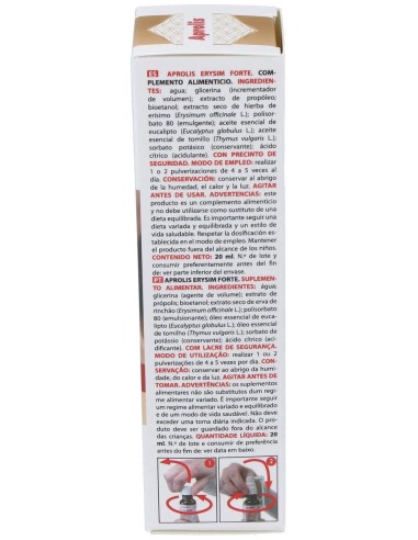 Aprolis Erysim Forte Spray Bucal 20Ml. de Aprolis