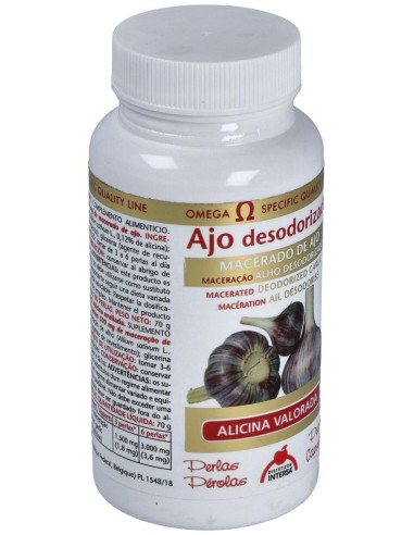 Ajo Desodorizado 100Perlas de Intersa