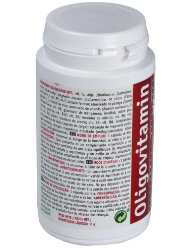 Oligovitamin 60Cap. de Intersa