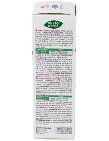 Phyto-Bipole Bio Echinacea 50Ml. de Phytobiopole