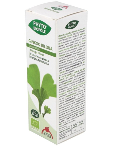 Phytobiopole Gingko Biloba 50 Ml Bio de Intersa