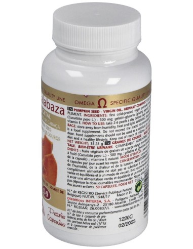 Aceite De Pepita De Calabaza 50Perlas de Intersa