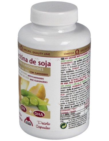 Lecitina De Soja + Bioflavonoides 90 Perlas de Intersa