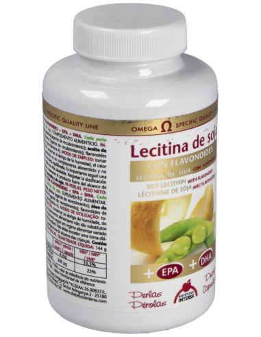 Lecitina De Soja + Bioflavonoides 90 Perlas de Intersa
