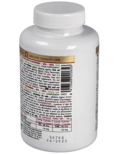 Lecitina De Soja + Bioflavonoides 90 Perlas de Intersa