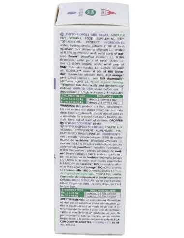 Phyto-Bipole Mix-Relax 50Ml. de Phytobiopole