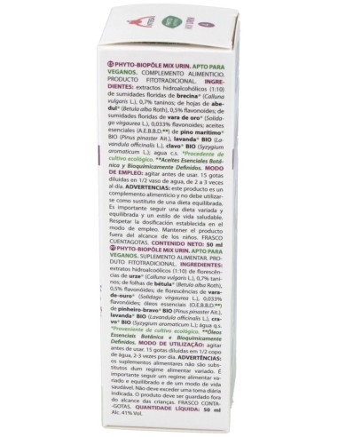 Phyto-Bipole Mix-Urin (Cystit) 50Ml. de Phytobiopole