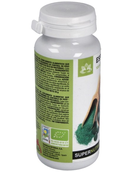 Espirulina (500 Mg.) 180 Comprimidos Bio de Intersa
