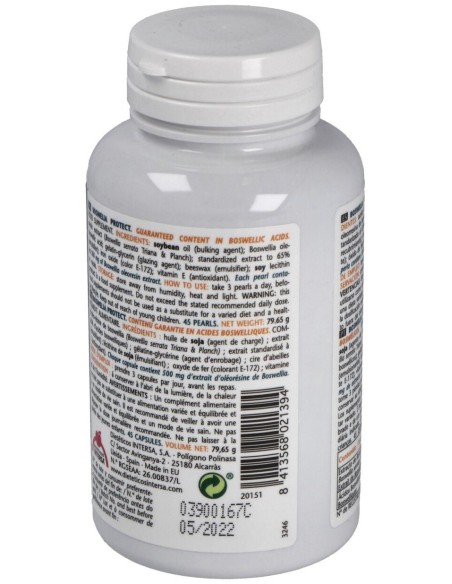 Boswelia Protect 500Mg. 45Perlas de Intersa