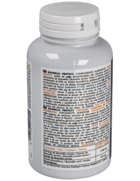 Boswelia Protect 500 Mg 45 Perlas de Intersa