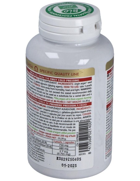 Perlas Argan 80Perlas de Esential Aroms