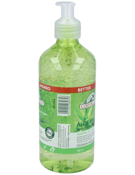 Gel Puro Aloe Vera 500Ml. Bio de Corpore Sano