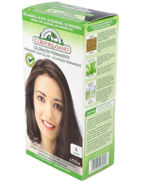 Tinte Castaño (4) 140Ml. de Corpore Sano
