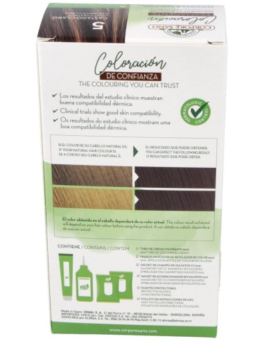 Tinte Castaño Claro (5) 140Ml. de Corpore Sano