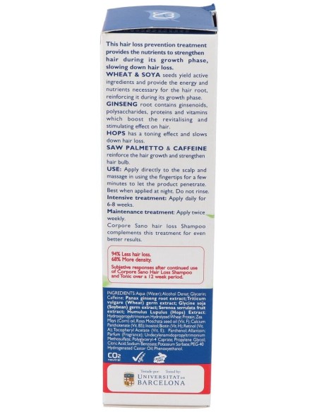 Tonico Capilar (Locion Anticaida) 150Ml. de Corpore Sano